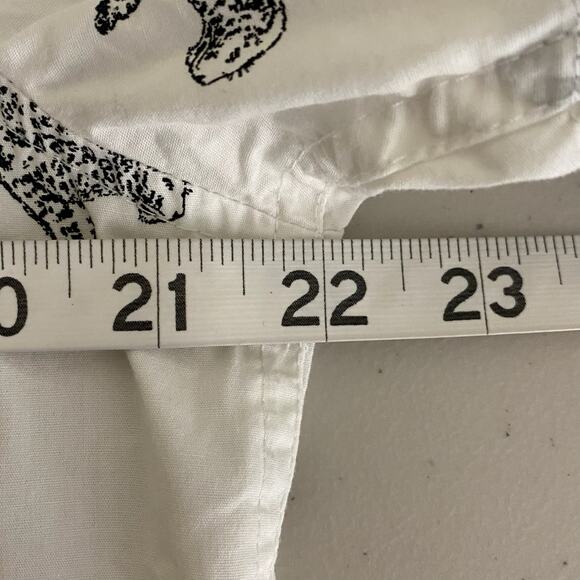 Jackson Short Sleeve Button Up Mens Sz Large 100% Cotton Novelty Print Cheetah - Picture 7 of 8